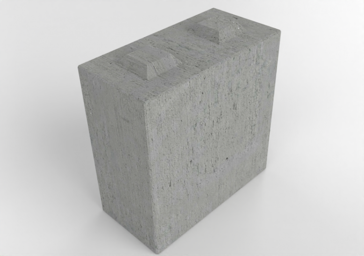 3D Accessories - Cement Block MCDesign 30x60x60 - ACCA...