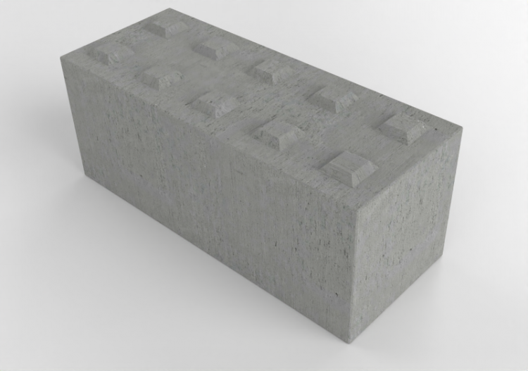 3D Accessories - Cement Block MCDesign 150x80x80 - ACCA...