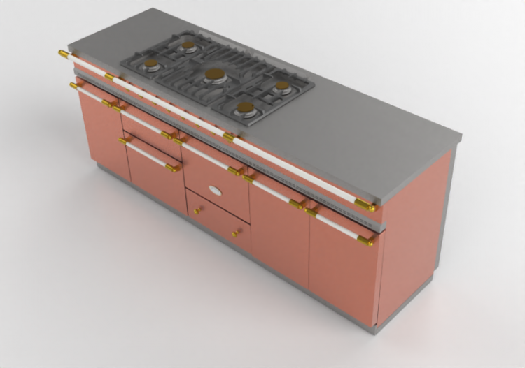 3D Küchen - Cucina a gas - Lacanche - Chagny - ACCA...
