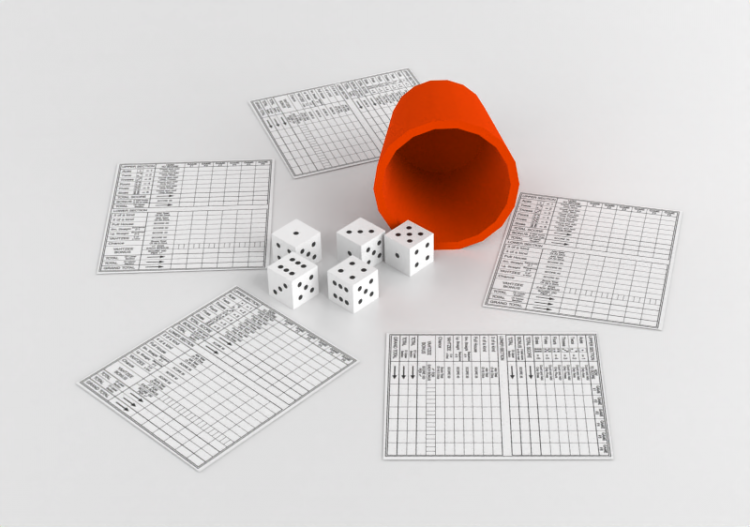 3D Table Games - Yahtzee - ACCA software