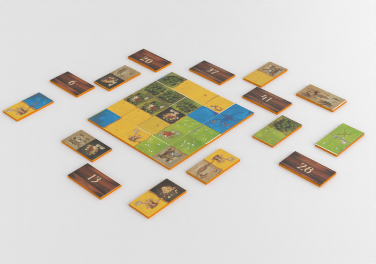 3D Table Games - Kingdomino - ACCA software