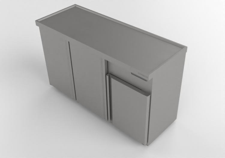 3D Möbel - Kühlschrank für Lebensmittel - Coreco - B 150 -...