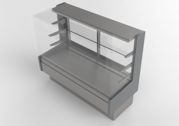 Espositori 3D - Espositore refrigerato per alimenti -...