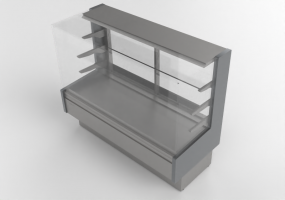 3D Aussteller - Verkaufskühlvitrine für Lebensmittel - Coreco - RGB VSS 6 16