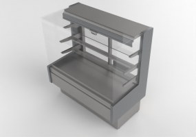 3D Aussteller - Verkaufskühlvitrine für Lebensmittel - Coreco