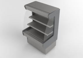 3D Aussteller - Verkaufskühlvitrine für Lebensmittel - Coreco - CMB 6 100