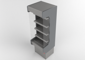 3D Aussteller - Verkaufskühlvitrine für Lebensmittel - Coreco - CM 5 70