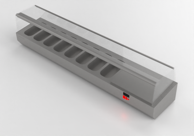 3D Aussteller - Verkaufsvitrine für Lebensmittel - Coreco -...