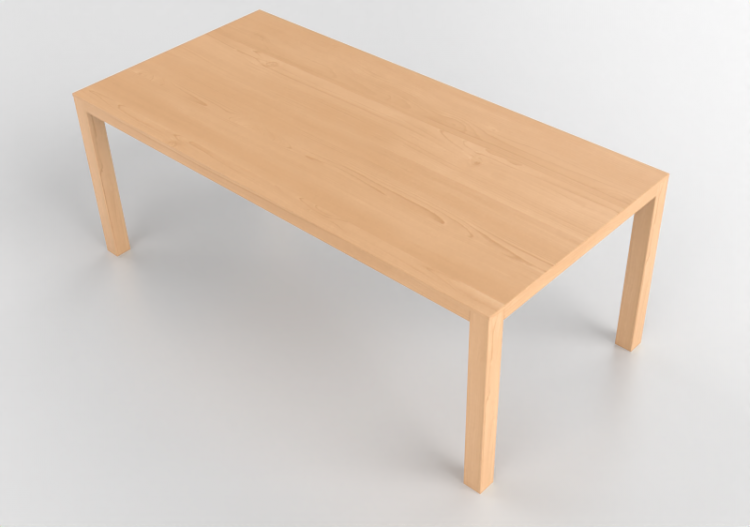3D Tables - Wooden Rectangular table - Swedese - Bespoke -...