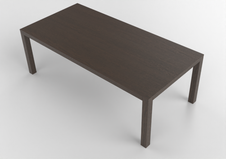 3D Tables - Wooden Rectangular table - Swedese - Bespoke -...