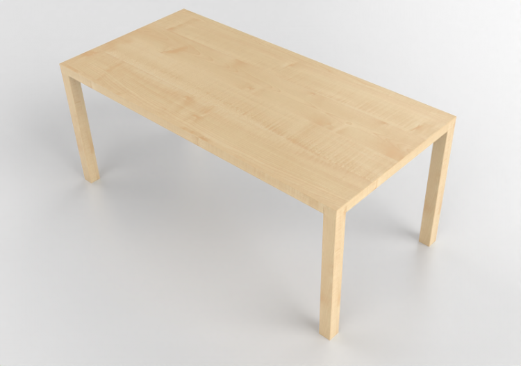 3D Tables - Wooden Rectangular table - Swedese - Bespoke -...