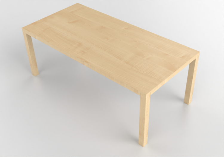 3D Tables - Wooden Rectangular table - Swedese - Bespoke -...