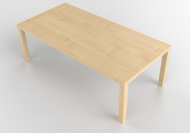 3D Tables - Wooden Rectangular table - Swedese - Bespoke -...