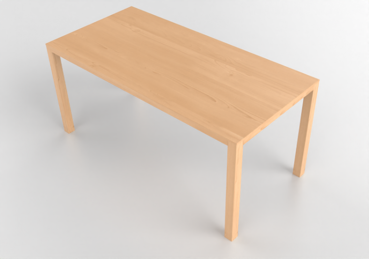 3D Tables - Wooden Rectangular table - Swedese - Bespoke -...