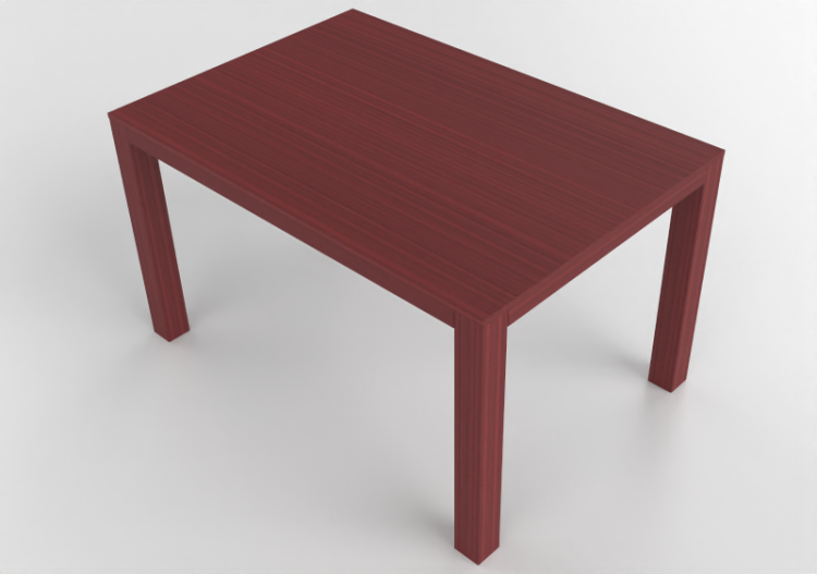 Mesas 3D - Mesa retangular de madeira - Swedese - Bespoke -...