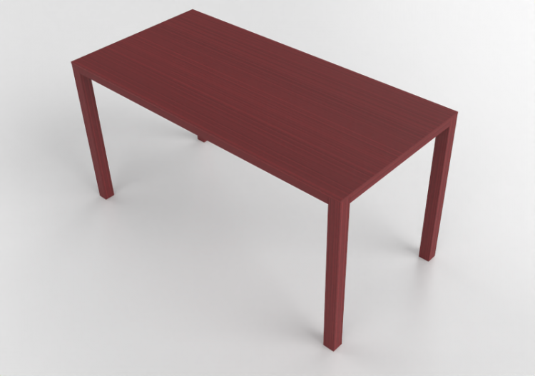 3D Tables - Wooden Rectangular table - Swedese - Bespoke -...