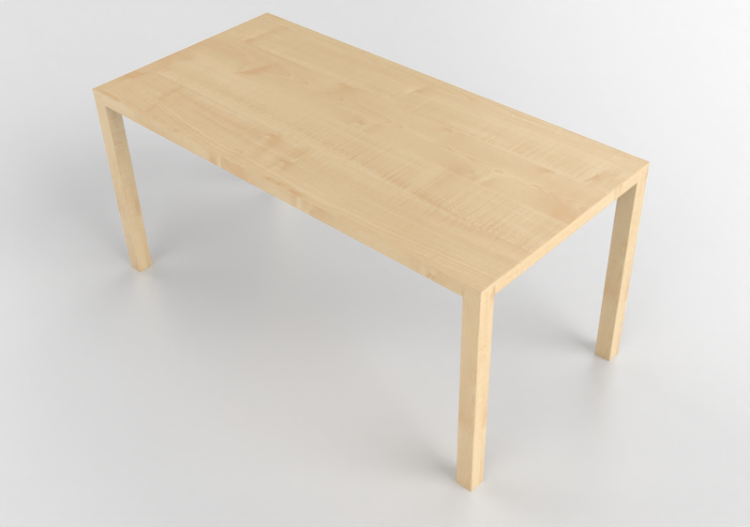 3D Tables - Wooden Rectangular table - Swedese - Bespoke -...