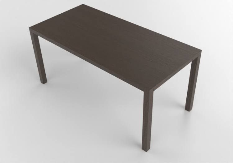 3D Tables - Wooden Rectangular table - Swedese - Bespoke -...