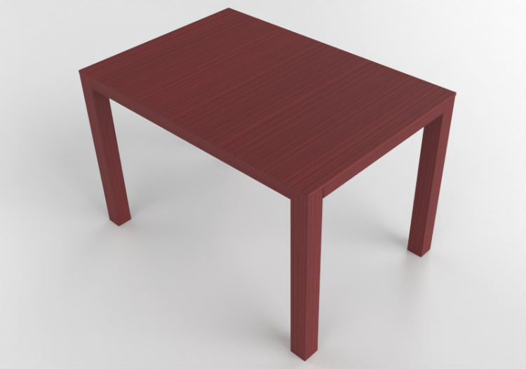 3D Tables - Wooden Rectangular table - Swedese - Bespoke -...