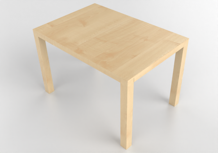 Mesas 3D - Mesa rectangular de madera - Swedese - Bespoke -...