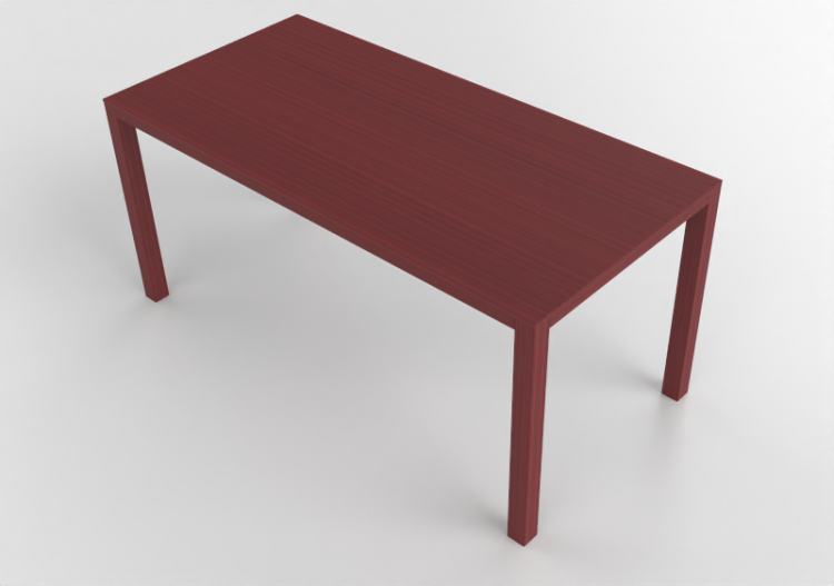 3D Tables - Wooden Rectangular table - Swedese - Bespoke -...
