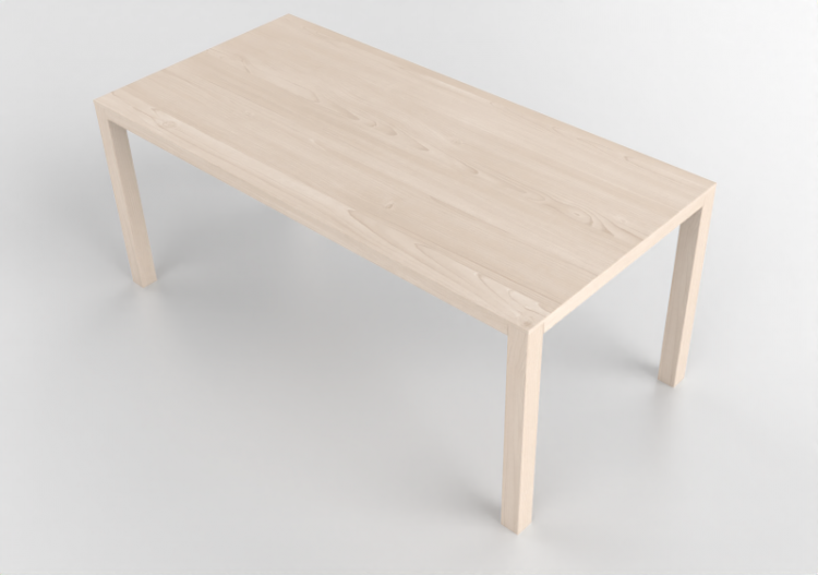 3D Tables - Wooden Rectangular table - Swedese - Bespoke -...