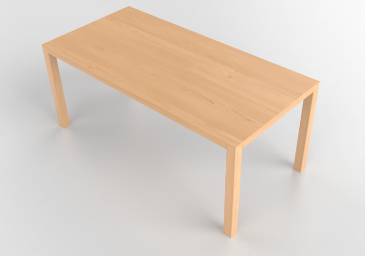 3D Tables - Wooden Rectangular table - Swedese - Bespoke -...