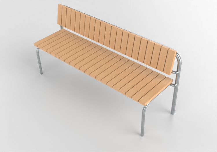 3D Benches - Sofa - Glänta - Strå - 277122 - ACCA software
