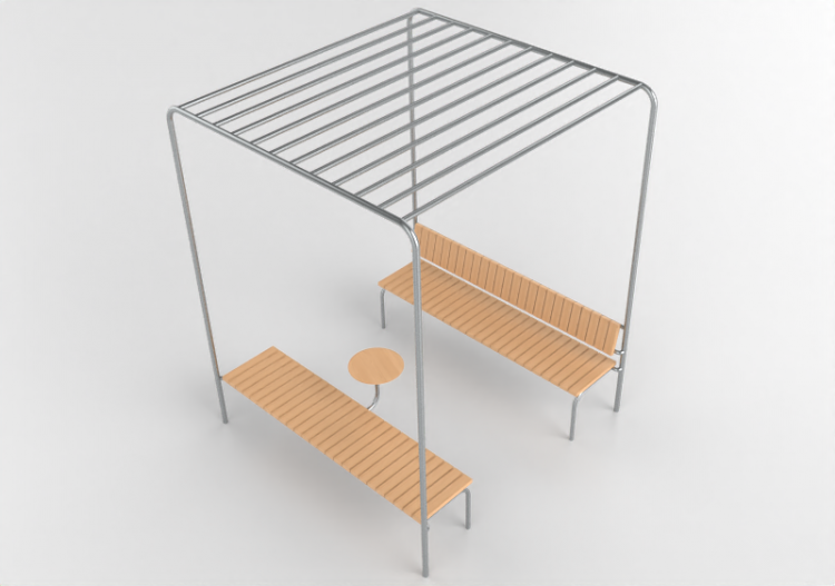 3D Benches - Pergola - Glänta - Strå - 277120 - ACCA...