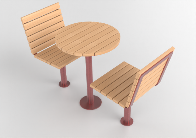 3D Benches - Tables and chairs - Glänta - Strå - ACCA...