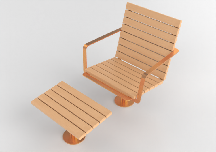 3D Benches - Chair - Glänta - Skala - 267237 - ACCA...