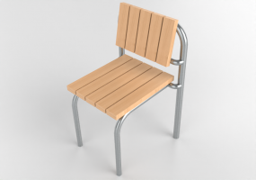 Bancos y Macetas 3D - Silla - Glänta - Strå - 277123