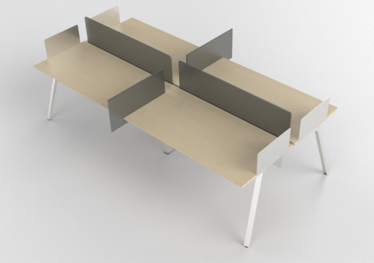 Scrivanie 3D - Scrivania in legno - Kokuyo - Arch - ACCA...