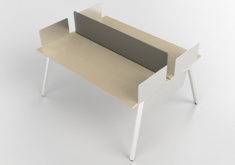 Scrivanie 3D - Scrivania in legno - Kokuyo - Arch - ACCA...