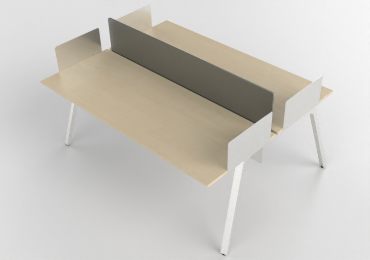Scrivanie 3D - Scrivania in legno - Kokuyo - Arch - ACCA...