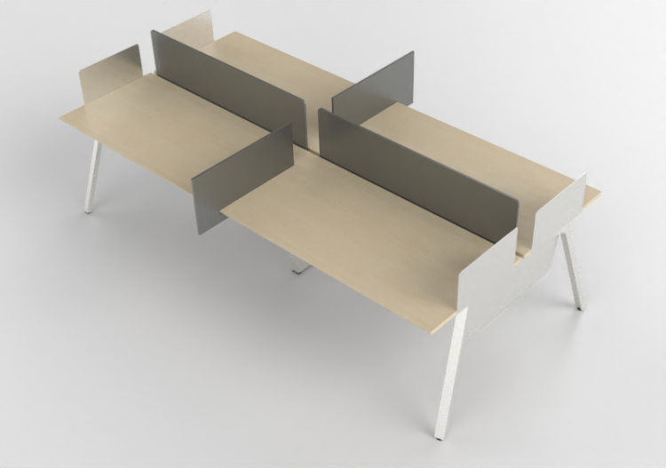 Bureaux 3D - Bureau en bois - Kokuyo - Arch - ACCA software