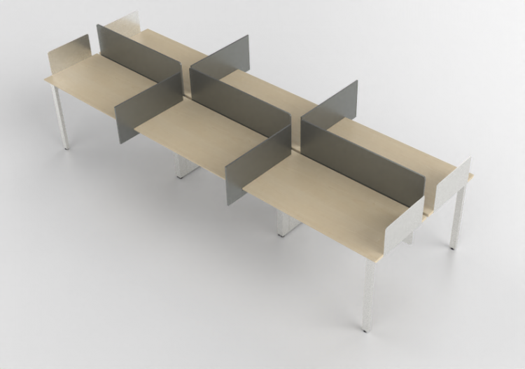 Scrivanie 3D - Scrivania in legno - Kokuyo - Arch - ACCA...