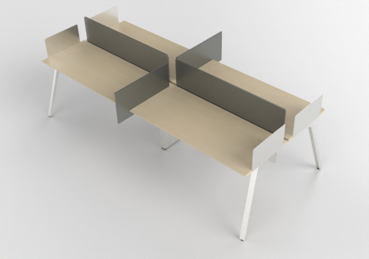 3D Schreibtische - Schreibtisch aus Holz - Kokuyo - Arch -...