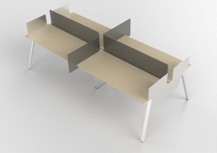 3D Schreibtische - Schreibtisch aus Holz - Kokuyo - Arch -...