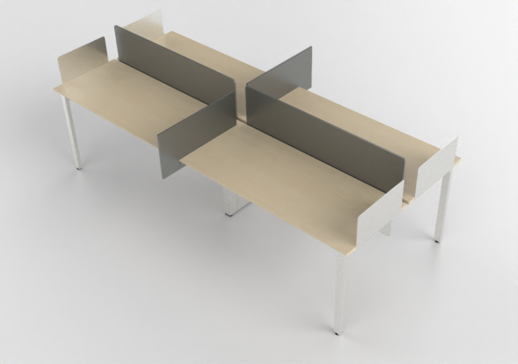 3D Desks - Wooden Desk - Kokuyo - Arch - ACCA software