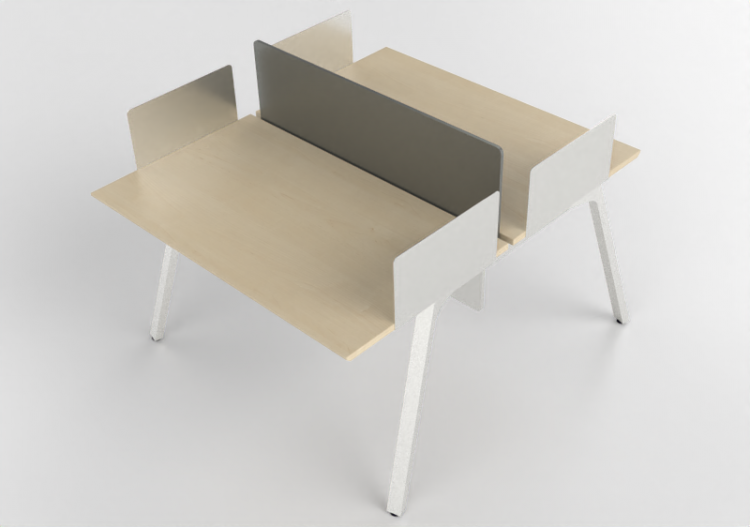 Scrivanie 3D - Scrivania in legno - Kokuyo - Arch - ACCA...