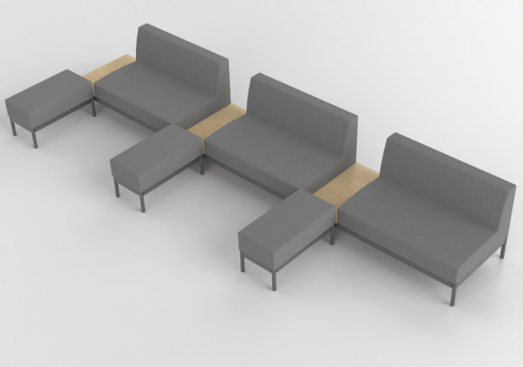 3D Sessel und Sofas - Stoffsofa - Kokuyo - Collesso - CN...