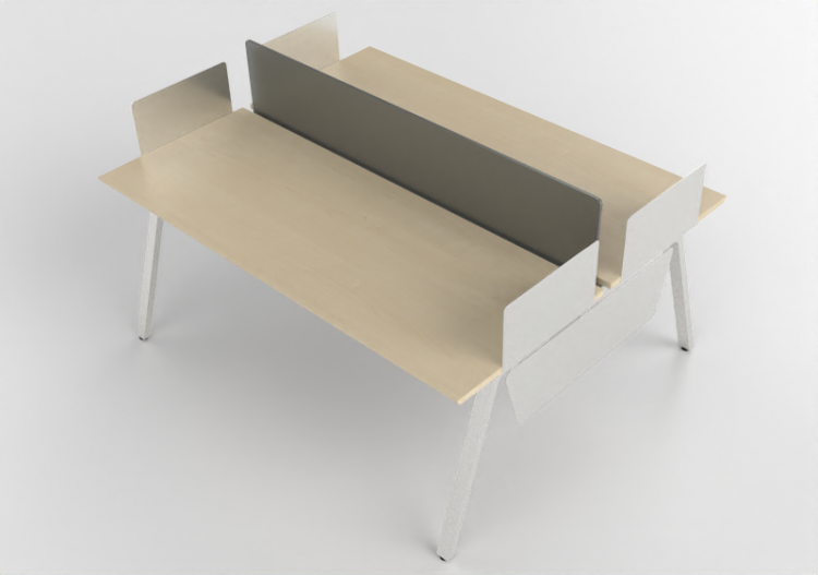 3D Desks - Wooden Desk - Kokuyo - Arch - ACCA software