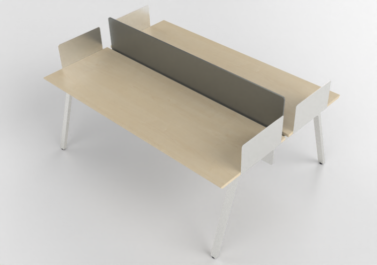 Escritorios 3D - Escritorio de madera - Kokuyo - Arch -...