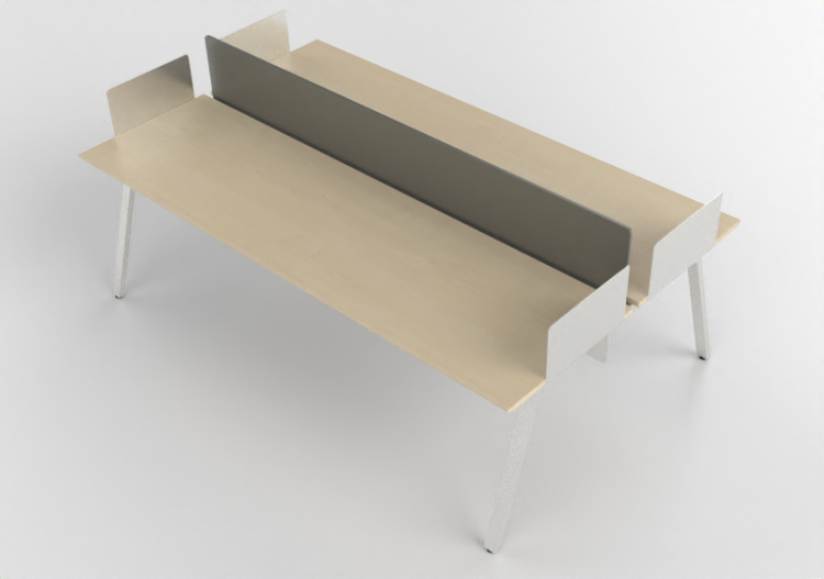 Bureaux 3D - Bureau en bois - Kokuyo - Arch - ACCA software