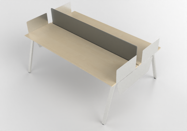 3D Schreibtische - Schreibtisch aus Holz - Kokuyo - Arch -...