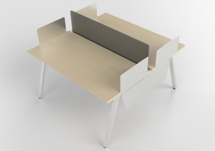 Bureaux 3D - Bureau en bois - Kokuyo - Arch - ACCA software