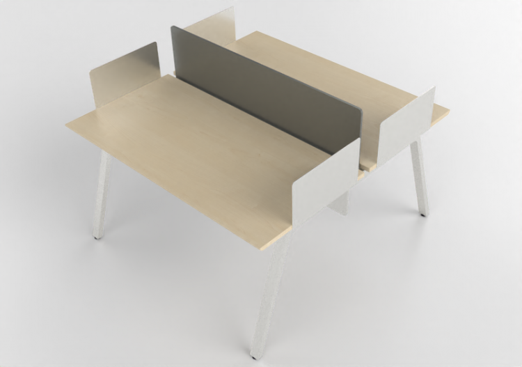Scrivanie 3D - Scrivania in legno - Kokuyo - Arch - ACCA...