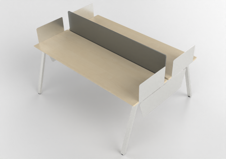 Bureaux 3D - Bureau en bois - Kokuyo - Arch - ACCA software