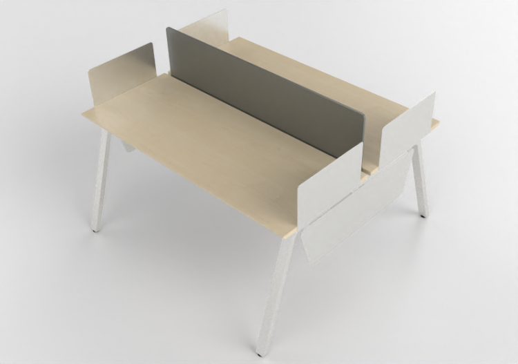 Bureaux 3D - Bureau en bois - Kokuyo - Arch - ACCA software